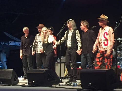 remnants: Patti Smith and her band, Jackson Smith and Jesse Paris Smith, honoring Fred Sonic Smith, Central Park Summerstage, 14 September 2017